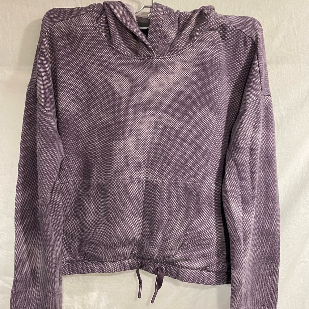 Athleta Girl Purple Cropped Hoodie Girls XL
